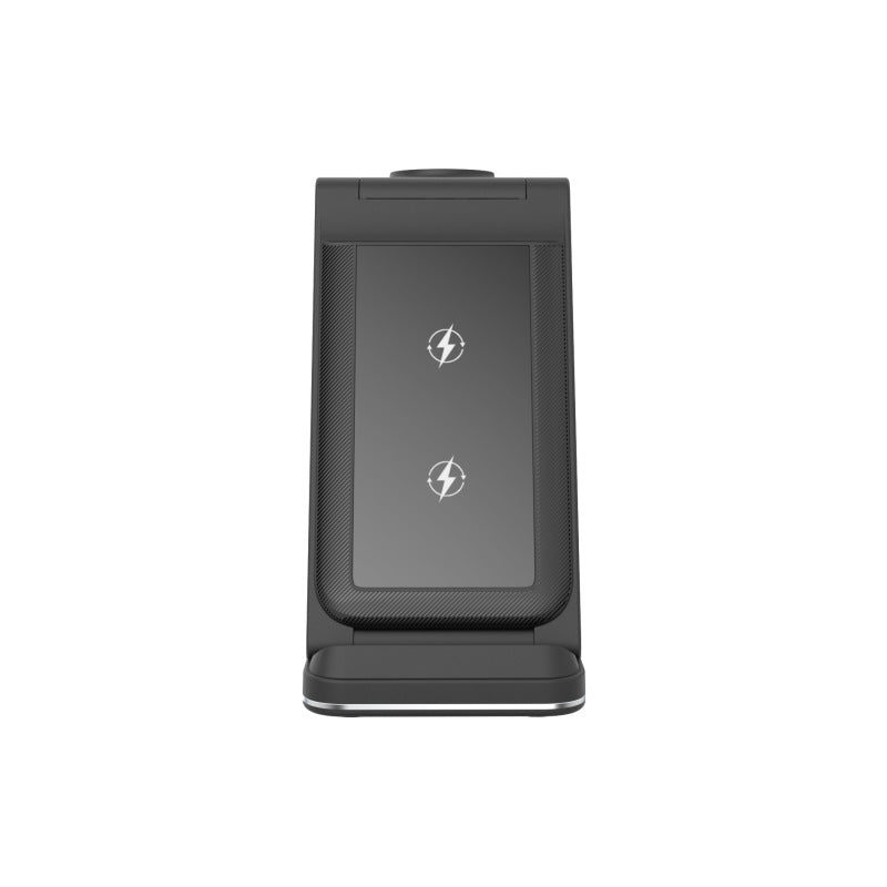 3-in-1 15W folding wireless charger, mobile phone watch, earphone charger, fast charging, wireless charging bracket, desktop.
