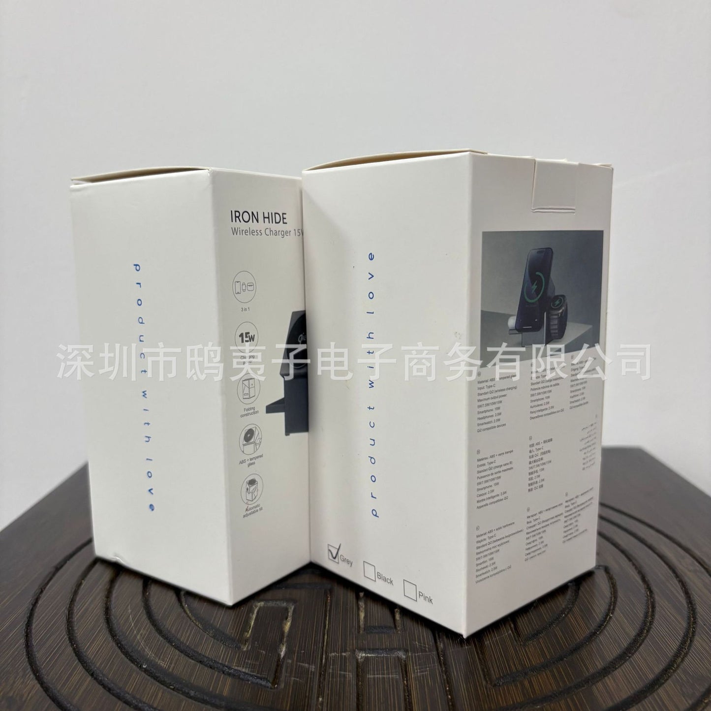 XW10 Rubik's Cube Spin Wireless Charger Strong Magnetic 15W Fast Charge 3-in-1 New Desktop Wireless Charge Cross-border